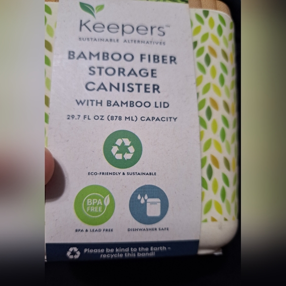 Bamboo canister - Picture 3 of 4